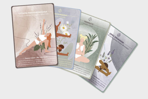 a small selection of every body yoga cards fanned out